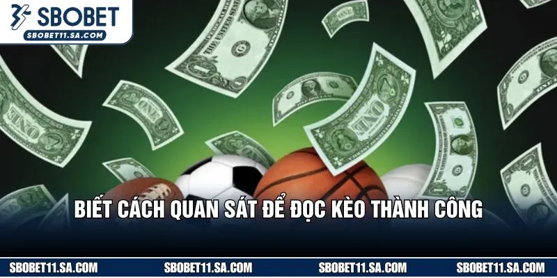 Biết cách quan sát để đọc kèo thành công
