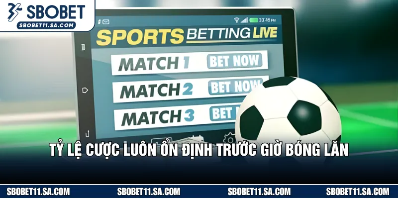 Odds luôn ổn định để bạn kiểm soát tiền lời